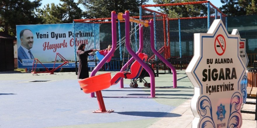 Beyşehir’de parklar dumansız hava sahası haline geldi