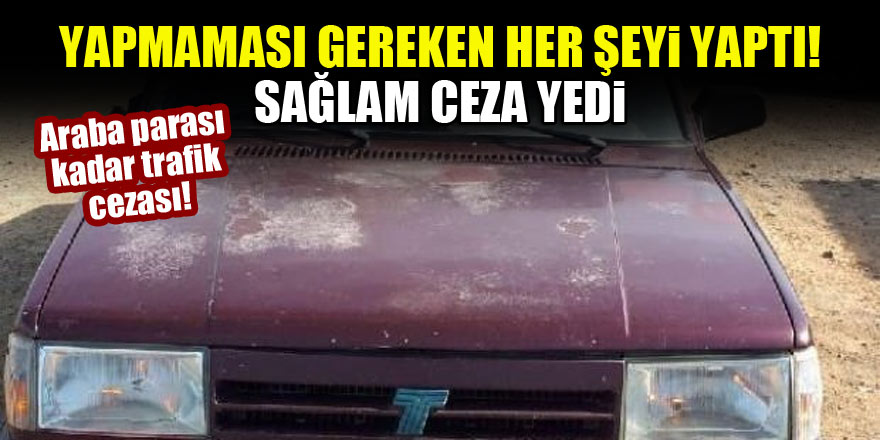 Yapmaması gereken her şeyi yaptı! Sağlam ceza yedi