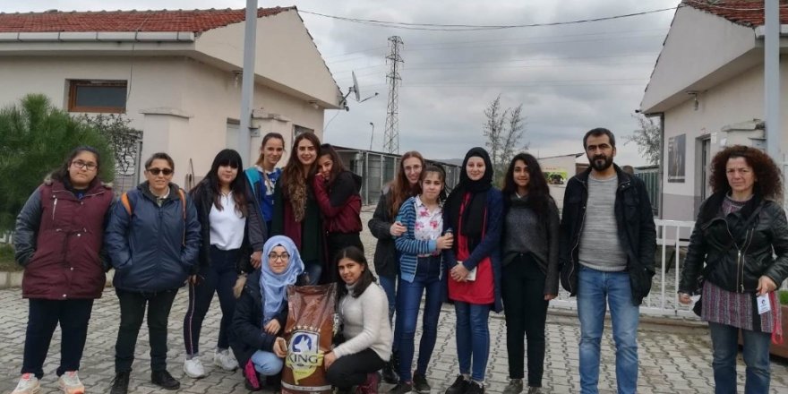 Liselilerden hayvan barınağına mama desteği