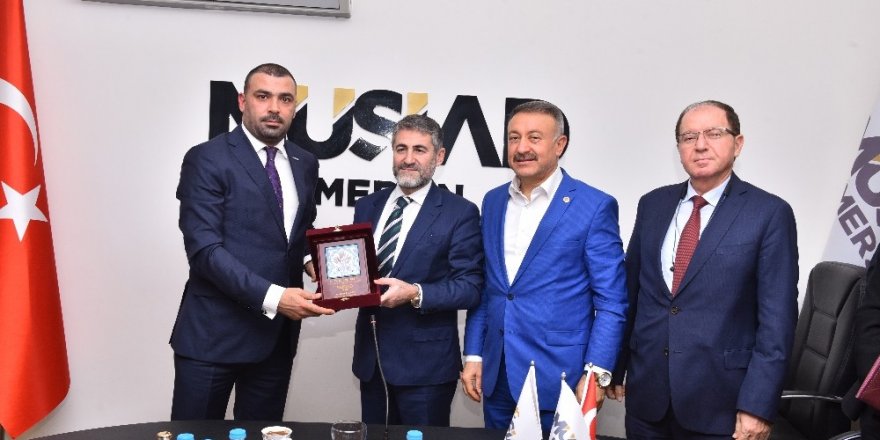 Bakan Yardımcısı Nebati, MÜSİAD Mersin Şubesi’ni ziyaret etti