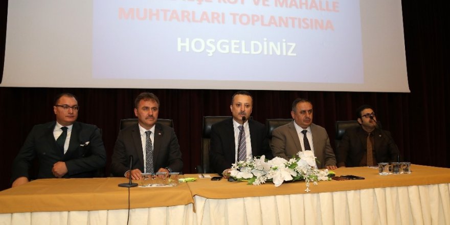 Gümüşhane’de muhtarlar toplantısı düzenlendi