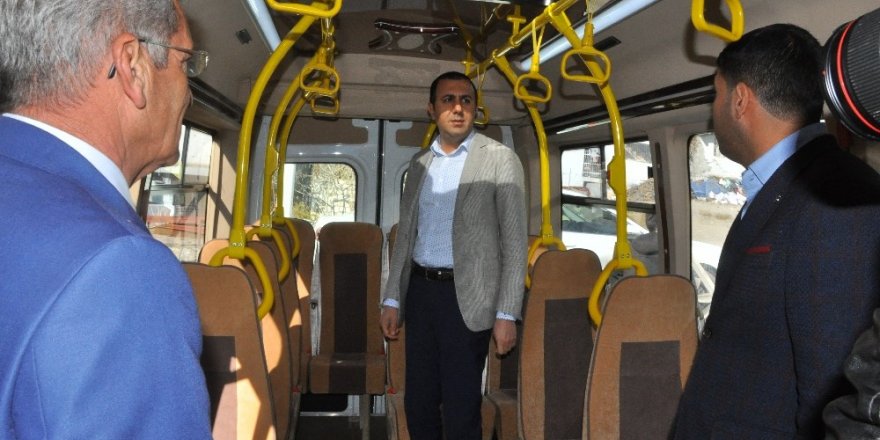 Şırnak’ta yeni şehiriçi minibüsler hizmete girdi