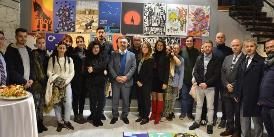 29 ülkeden 90 sanatçı Troya için ÇOMÜ’de buluştu