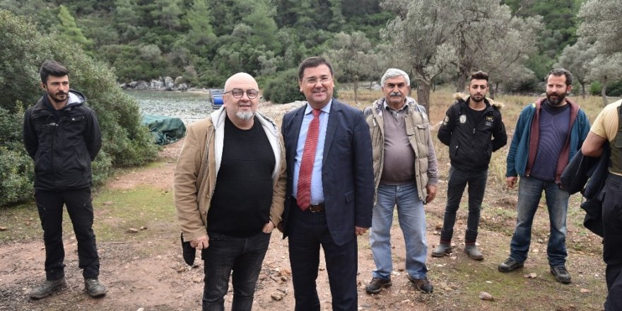 "Digital Esaret" film setine ziyaret