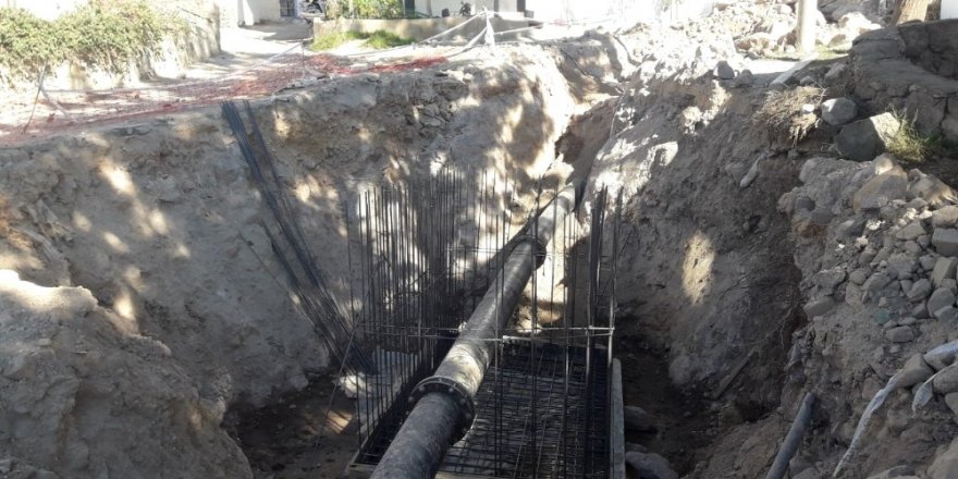 Ortakent’in içme suyu hatları devreye alınıyor