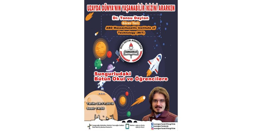 Sungurlu’da öğrenciler uzay konusunda eğitim alacak
