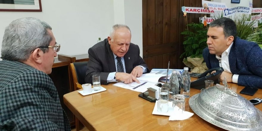 Başkan Vergili, KARDEMİR AŞ. Yönetim Kurulu Başkanı Güleç’i ziyaret etti