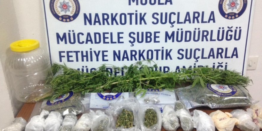 Fethiye’deki uyuşturucu operasyonunda 1 tutuklama