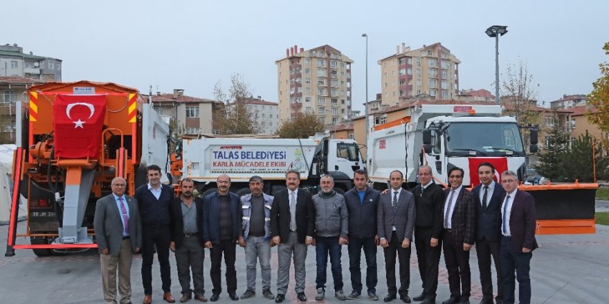 Talas’ın karla mücadelesinde yeni sistem