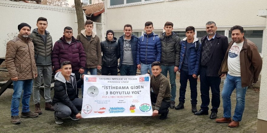 Kütahyalı öğrenciler staj için Almanya’da