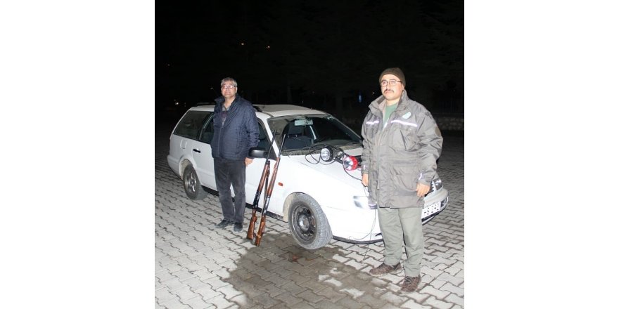 Afyonkarahisar’da yasadışı far avcılarına operasyon