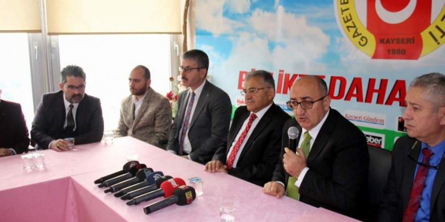 Başkan Büyükkılıç: "16 ilçemizdeki kardeşlerimizin tamamını kucaklayacak anlayış içerisinde çalışmaları sürdüreceğimden kimsenin şüphesi olmasın"