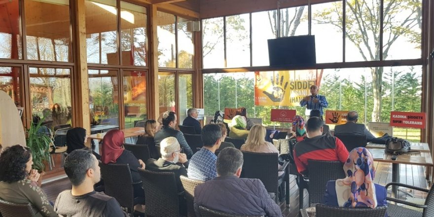 Macera Park’ta ‘Kadına Şiddet Değil Muhabbet’ semineri