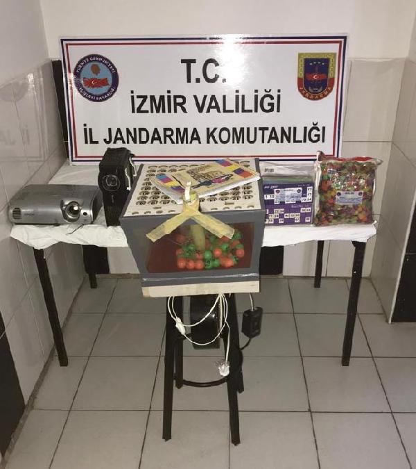 Jandarmadan tombala operasyonu