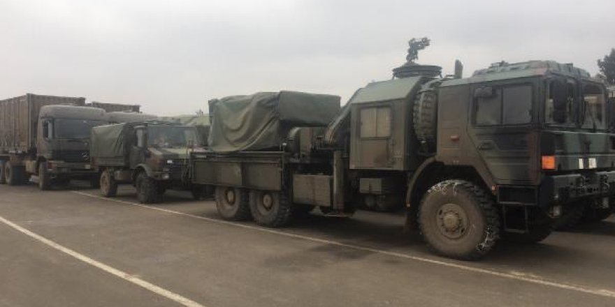 Fırat Kalkanı bölgesine askeri sevkiyat