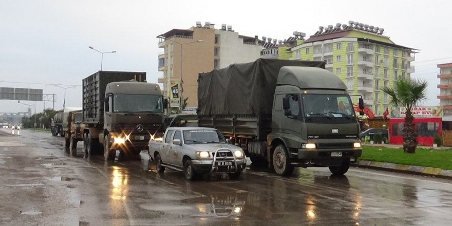Hatay’dan Şanlıurfa sınırına tank sevkiyatı
