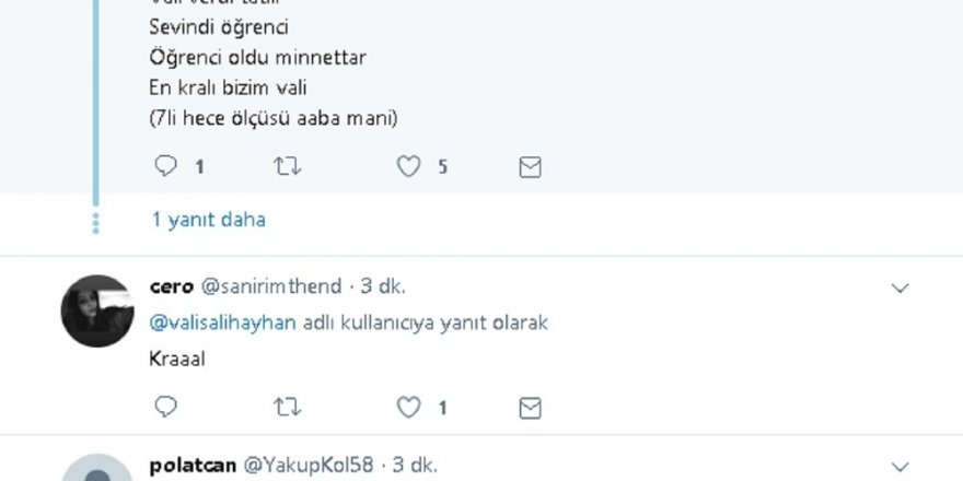Sosyal medyada öğrencilerin kar sevinci