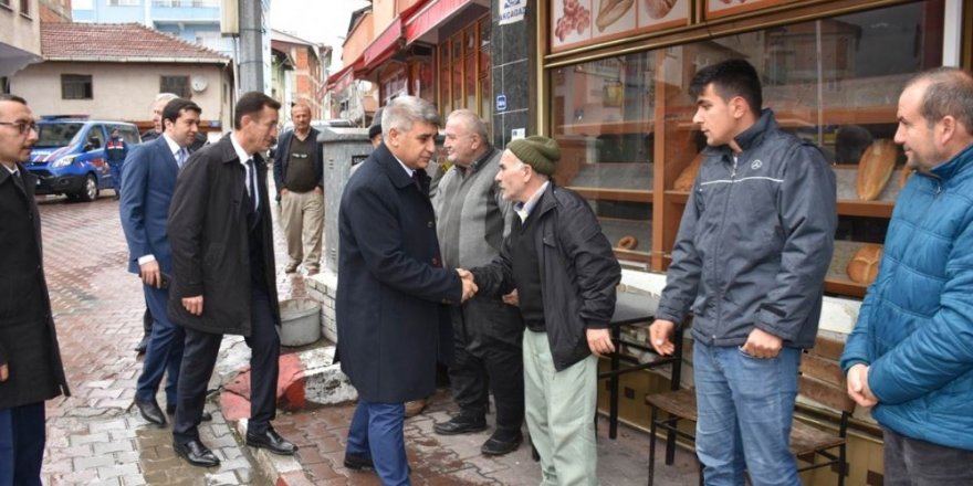 Vali Gürel, Yenice’de muhtarları dinledi