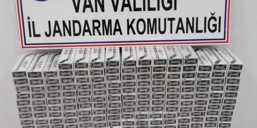 Van’da 8 bin 80 paket kaçak sigara ele geçirildi
