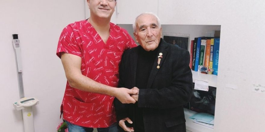 Kore gazisine 68 yıl sonra silah arkadaşının oğlundan şifa