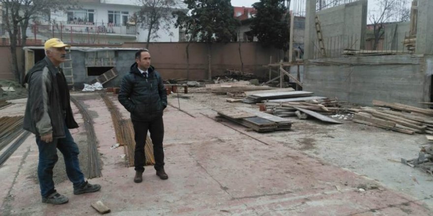 Yeni Anadolu Lisesi inşaatı hızla sürüyor