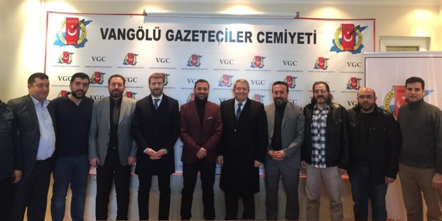 Necdet Takva’dan Vangölü Gazeteciler Cemiyetine ziyaret