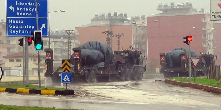 Hatay’dan Şanlıurfa sınırına tank sevkiyatı