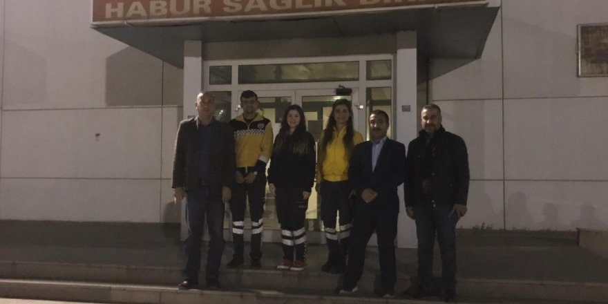 Anmal, Habur’da sağlık çalışanlarını ziyaret etti