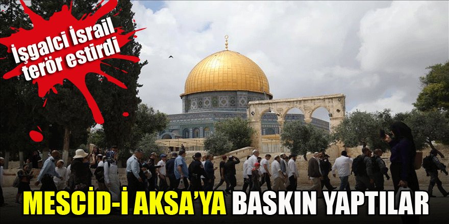 Fanatik Yahudilerden Mescid-i Aksa'ya baskın