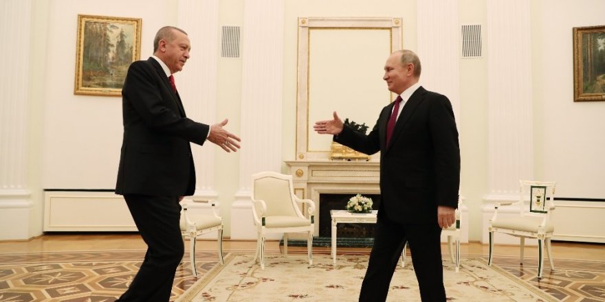 Erdoğan-Putin görüşmesi başladı