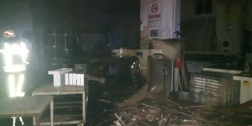 Başakşehir'de iş yeri yangını