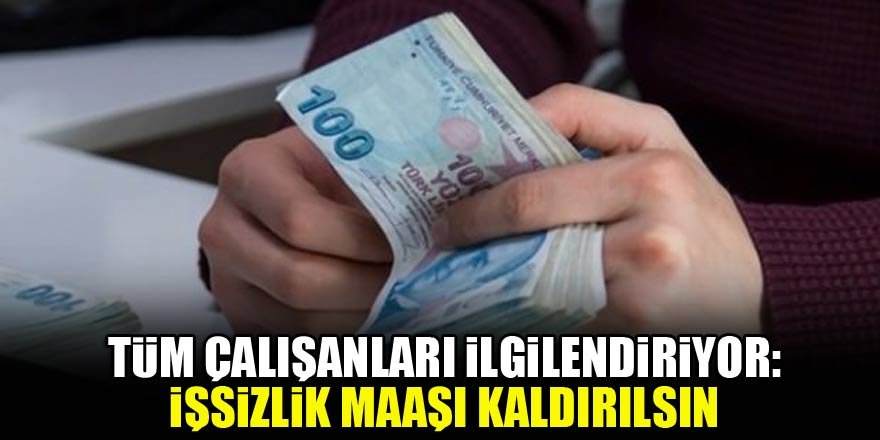 Tüm çalışanları ilgilendiriyor: İşsizlik maaşı kaldırılsın