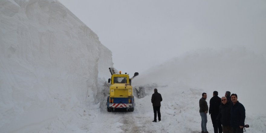 Muş’ta kar kalınlığı 10 metreye ulaştı