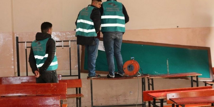 Yükümlüler, kamu hizmet yükümlülüğünü okullarda yerine getiriyor