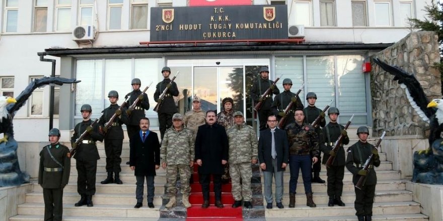 Vali Akbıyık’tan Tuğgeneral Kalın’a ziyaret