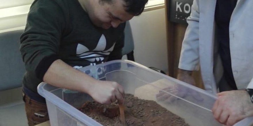 Özel müzeciler, sınıfta yaptıkları arkeoloji ile tanıştı