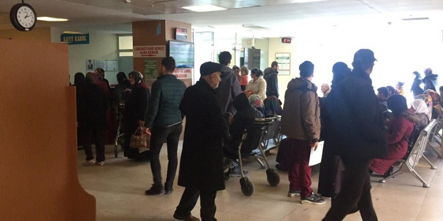 Bir yılda 1 milyon 78 bin kişi hastaneye gitti