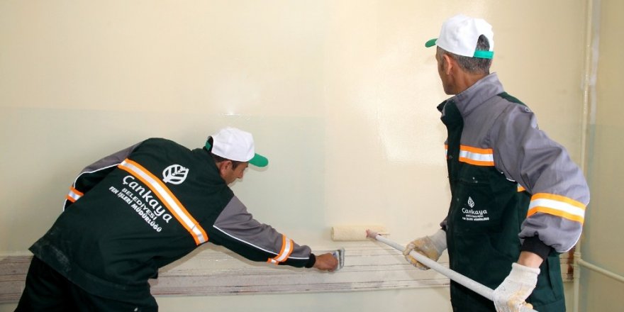 Çankaya sömestr tatilinde de okullarda iş başında
