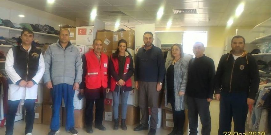 KAEÜ’si öğrenci butiğine Kızılay desteği