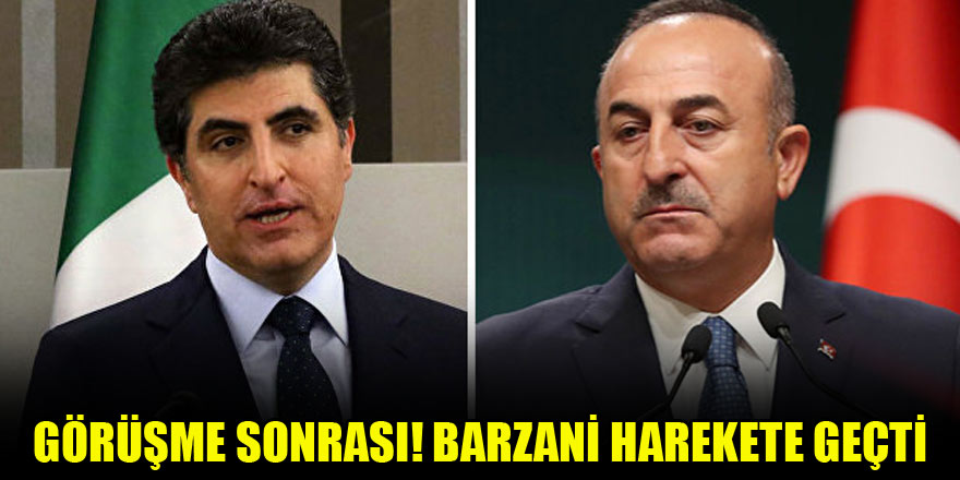 Görüşme sonrası! Barzani harekete geçti