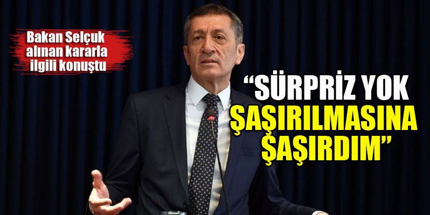 "Temel liselerin kapatılma kararına şaşıranlara şaşırdım"