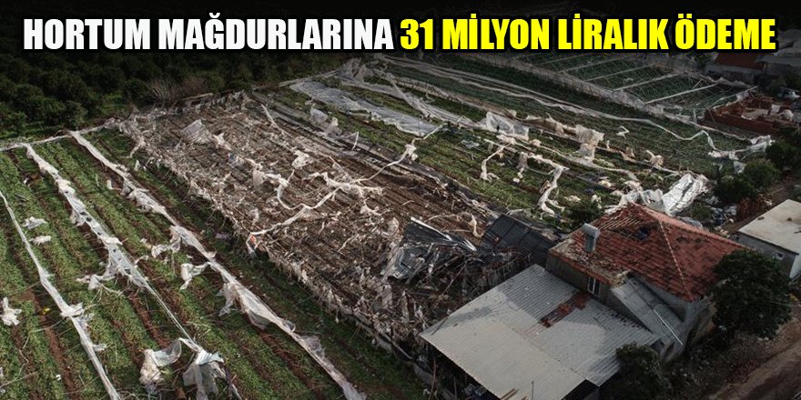 TARSİM'den hortum mağdurlarına 31 milyon liralık ödeme
