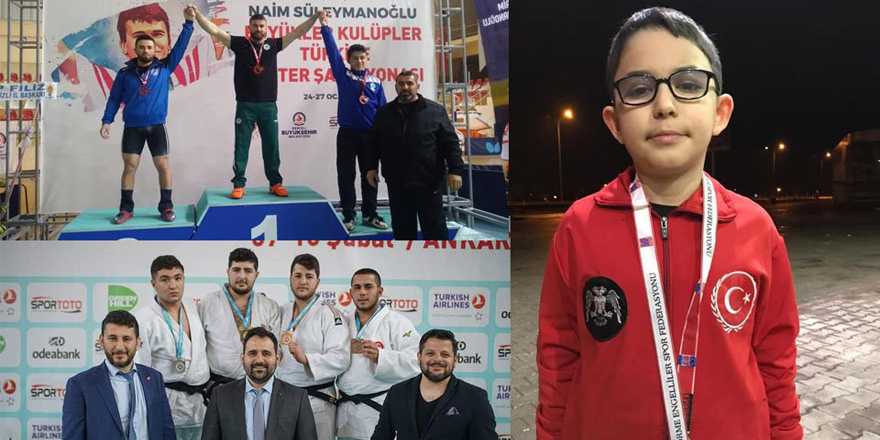 Konyalı sporcular kürsüden inmedi