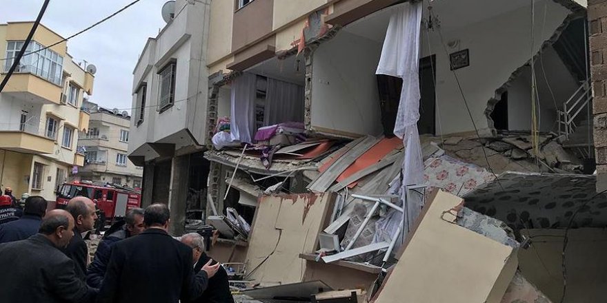 Gaziantep'te doğal gaz patlaması: 4 yaralı
