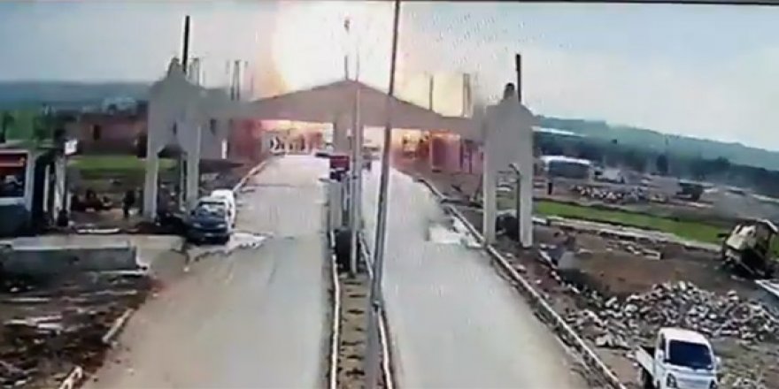 Suriye sınırında korkutan patlama meydana geldi