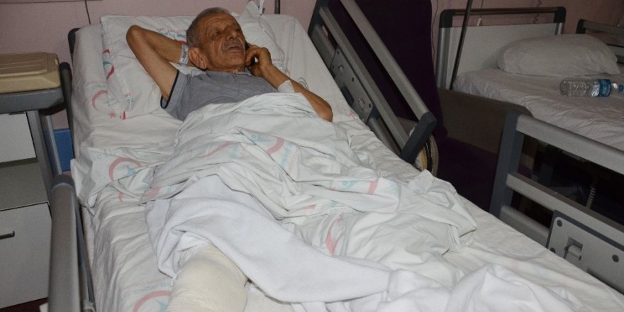 Domuz saldırısından ‘tatlı dille’ kurtuldu