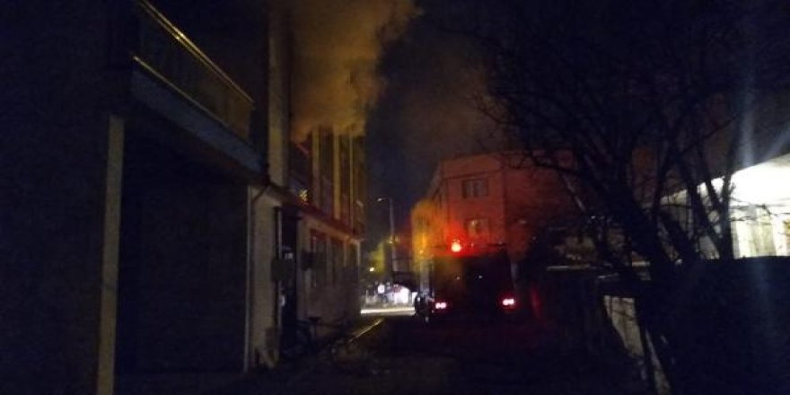 İnegöl'de binada yangın paniği