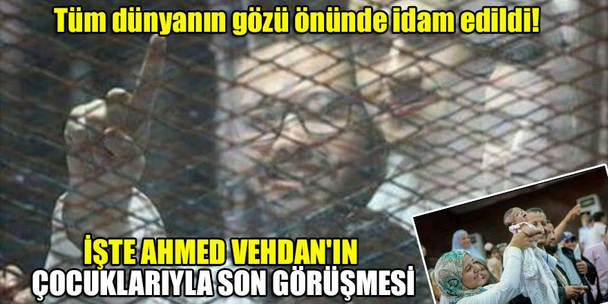 Tüm dünyanın gözü önünde idam edildi!
