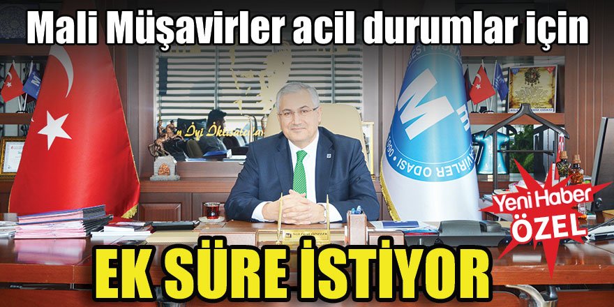 Mali Müşavirler ek süre istiyor