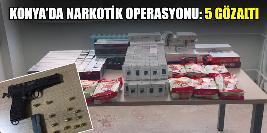 Ereğli polisinin uygulamasında 5 gözaltı